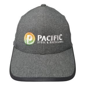 Pacific Steel & Recycling Strapback Baseball Cap Gray One Size Embroidered Ogio